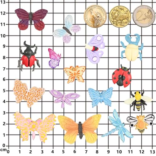 Butterfly and Insects Mold Silicone for Fondant, Air Dry Clay, Resin Crafts - color: Insects #5593