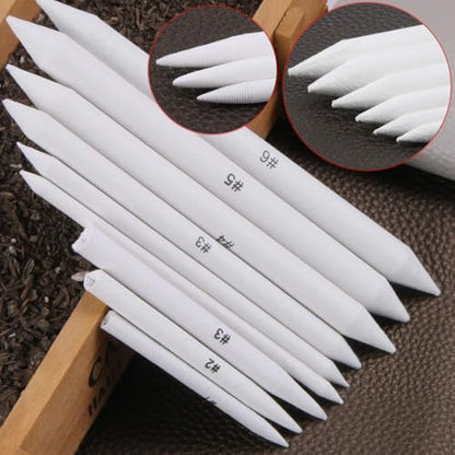 FEBSNOW 84Pcs Blending Stumps and Tortillions Sticks for Art Drawing | Spiral Wound Paper, Assorted Size Drawing Tools, Smooth Smudging and Blending, Student Artist Charcoal Sketching Supplies