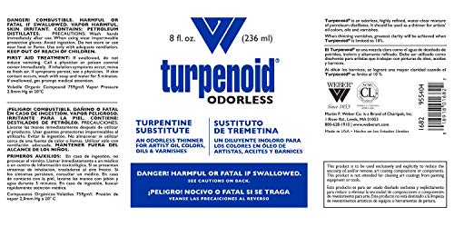 Martin/ F. Weber Weber 8-Ounce Odorless Turpenoid (1682) - size: 1 Count (Pack of 1)