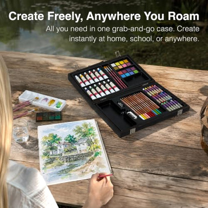 73-Piece Art Set – Premium Art Supplies Kit for Adults, All-in-One Painting and Drawing Set for Artists and Hobbyists