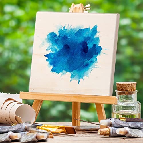 ABuff 15 Pack Wood Panels 6x6 Inch 3/4’’ Deep Wood Panel Boards | Unfinished Wood Canvas Boards for Painting, Square Wooden Panels for Painting Crafts, Pouring, Arts Use with Oils, Acrylics