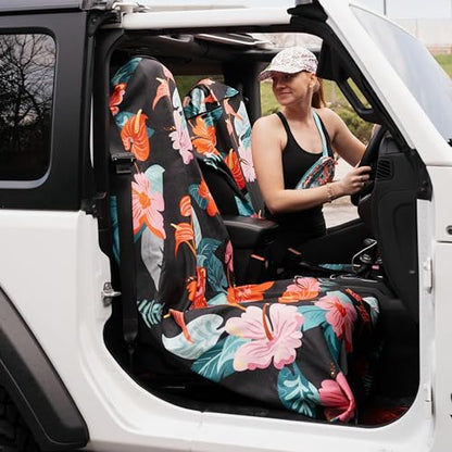 Sprints Athletic Running Towel, Full-Sized, Car Seat Cover - Performance Microfiber (Moonrise in Maui) - color: Moonrise in Maui