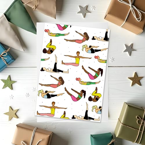 Pilates Birthday Card, Pilates Gift, Gym Pilates Yoga Fitness | Pilates Inspiration - style: Pilates1