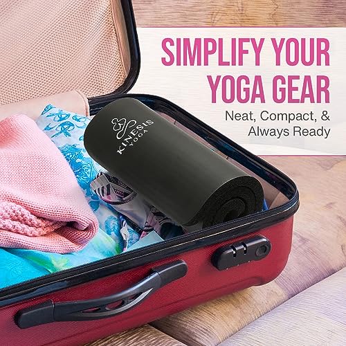 Kinesis Yoga Knee Pad Cushion - Extra Thick 1 inch (25mm) Exercise Knee Pad | Enjoy Pain Free Yoga, Includes Breathable Mesh Bag for Easy Travel and Storage (Does Not Include Yoga Mat)