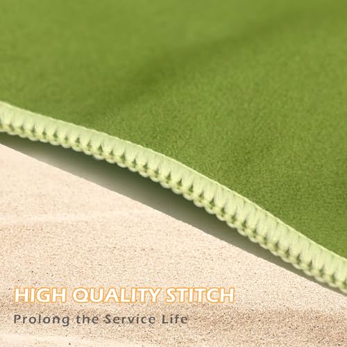 Eunzel Microfiber Beach Towel, Quick Dry Travel Towel Large Sand Free Towel for Beach, Camping, Swim Pool, Gym, Sports& Yoga 71"x32", Palm Green - color: 1 Pack_palm Green