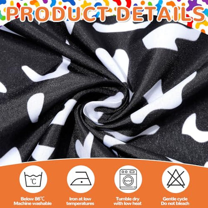 Wiooffen 9Ft Black and White Composition Table Skirt Classroom Teacher Desk Curtain Skirts Tablecloth Rectangle Table Cover Skirt for Back to School Kindergarten Office Bookcase Supplies Painted Dot - style: Composition