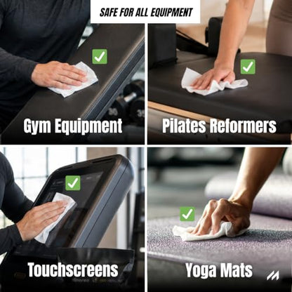 Gym Wipes Refill - Fitness Equipment & Yoga Mat, Unscented 800 ct - size: Single