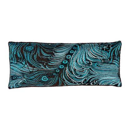 Handmade Luxe Serenity Eye Pillow - All-Natural Flaxseed - Unscented or Lavender Scented – Weighted Eye Mask for Yoga, Meditation, Hot & Cold Therapy - color: DARK TURQUOISE, style: LAVENDER SCENTED
