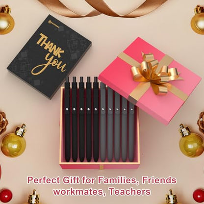 Retractable Gel Pens,0.5mm Fine Point Pen Smooth Writing japanese gel pen, quick drying black ink,High-End Series Ballpoint,Gifts for Women and Men(10 Pcs Black Ink-Black Gray shaft pens) - color: 10 Pcs black and gray-Black Ink-0.5mm-Style 3