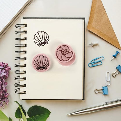 Tosnail 30 Pack 2" Round Rubber Stamp Carving Blocks, Soft Rubber for Craft Project, Great for Beginners and Professional - Pink