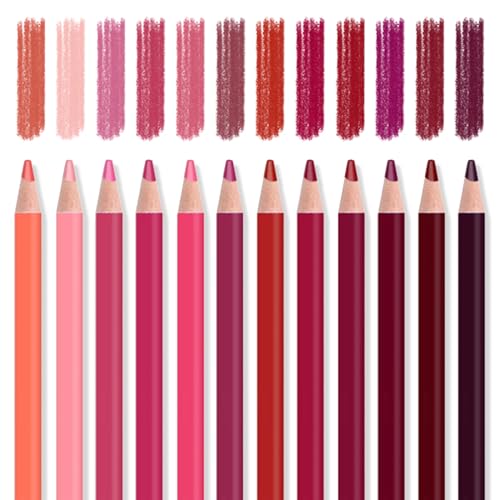 12Pcs Red Colored Pencils Set,Professional Drawing Pencils for Adults | Oil Based,No Duplicates,Pre-sharpened Wooden Sketch Pencil Art Supplies for Coloring Books - color: 12Pcs Red Colored