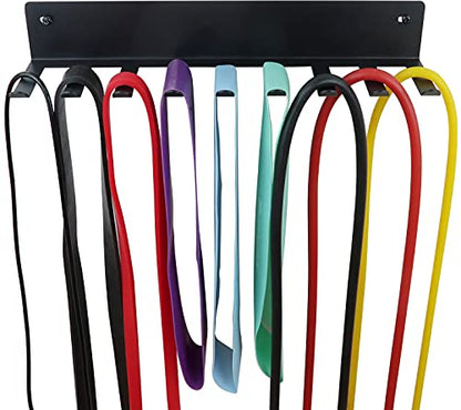 Multi-Purpose Storage Rack for Resistance Bands, Straps, Jump Ropes, Foam Rollers, Chains, Weight Belts, Tools - Heavy Duty, Fitness Bands Rack - style: S