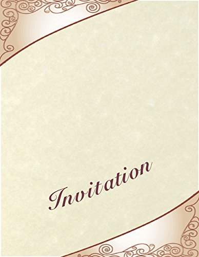 75 Old White Parchment 65lb Cover Weight Paper 7" X 10" (7X10 Inches) Double 5X7 Card Size - Folds to 5X7 - Printable Old Parchment Semblance - size: 7x10-75 Sheets