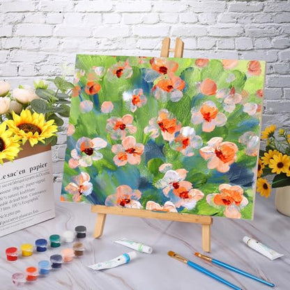 Aodaer 8 Pack Wood Panels 11 x 14 Inch Wooden Panels Canvas Unfinished Craft Wood Boards Panels for Art Crafts Acrylic and Oil Painting Pouring DIY Projects - size: 11 x 14 Inch