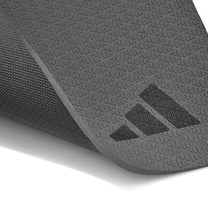 adidas Yoga Mat - Eco Friendly - Non Slip, Durable Textured Surface - color: Black, size: 10 mm
