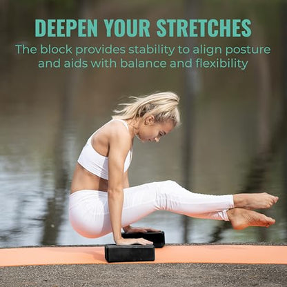 3in Foam Bulk Yoga Blocks, 10 Pack - color: Black