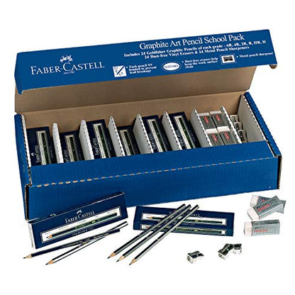 Faber-Castell Creative Studio Graphite Classroom Pack, 144 Pencils