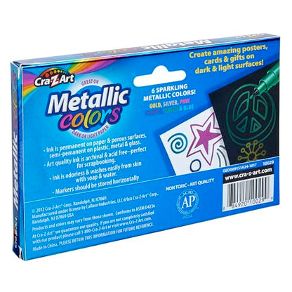Cra-Z-Art Metallic Markers, 6-Count (10029-24)