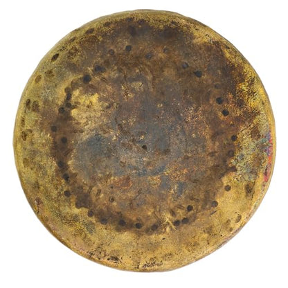 Unlimited Atlantis Gongs - Includes Gong, Mallet & Rope/Unlathed Bronze Gong W/Ancient Look/For Sound Healing, Meditation, & Yoga - size: 12"
