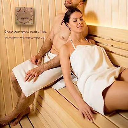 55 Minutes Sauna Timer Self-Driven MechanicalCore Timer for Sauna Room and SPA Room No Need Battery Sauna Accessory