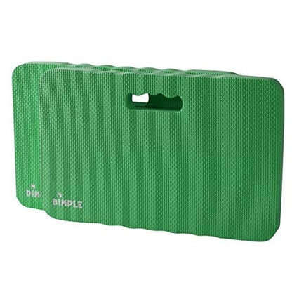 Dimple 2 Set Kneeling Pad, High Density Thick Foam Comfort Kneeling Mats - color: Green, size: 2 Pack