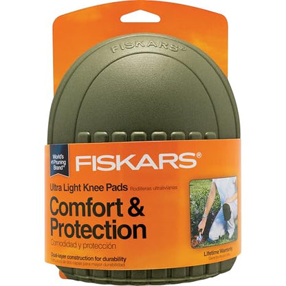 Fiskars Lightweight & Durable Knee Pads for Gardening and Housework - with Comfortable Padded Foam Cushioning