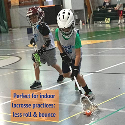 SWAX LAX Lacrosse Training Ball - Indoor Outdoor Practice Less Bounce & Rebounds - color: Maryland