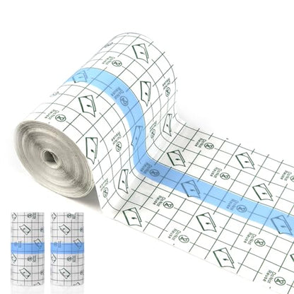 2 PCS 4 Inch x 10.94 Yard Waterproof Bandages Transparent Film Dressing, Second Skin Healing Protective, Clear Adhesive Bandages Shower Shield Dressing Tape for Tattoos Aftercare Swimming - size: 2 PCS (4 Inch x 10.94 Yard)