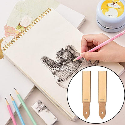 6-Pack Sandpaper Pencil Sharpeners - 12 Sheets Each, Sketch Drawing Tool for Sharpening Pastels, Crayons, Charcoal, Colored Pencils | Art & Craft Essential