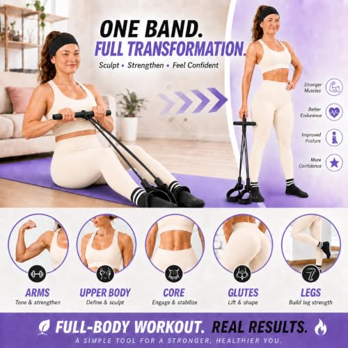 Pedal Resistance Band, Stitched Anti-Snap Elastic Pull Rope Fitness Equipment, 3-in-1 Home Workout Exercise Bands Set with Pilates Grip Socks & Headband - color: Black, size: 55LB