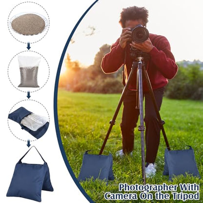 Nuogo Photography Sandbags Heavy Duty Weight Bags - color: Dark Blue