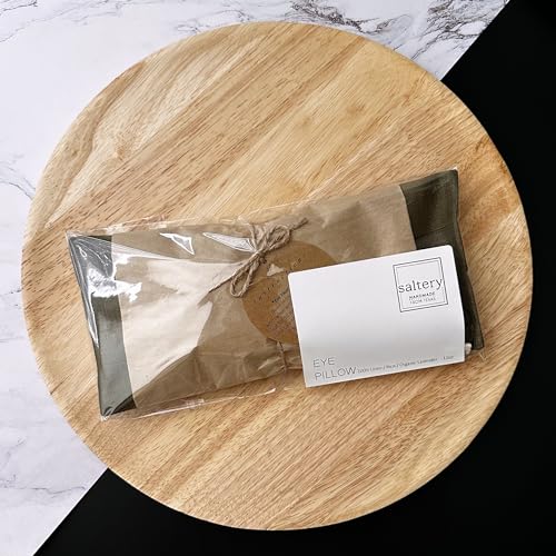 100% USA Handmade, Washable Cotton Eye Pillow 9", Moist Heat Eye Compress, Unscented Hot/Cold Therapy Pack (Mustard Floral, Rice) - color: Mustard Floral