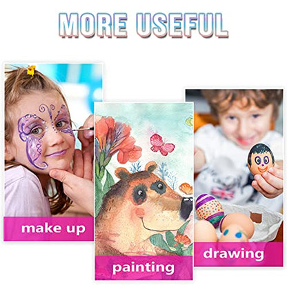 30 Compartments Plastic Watercolor Paint Palette with Lid | Airtight Leakproof Palette for Gouache, Acrylic and Oil - style: Paint Pallet-3Pcs