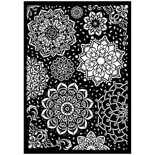 Stamperia KSTDA3007, Big Stencil A3 Mandala, 29.7 cm x 42 cm, 3 Count