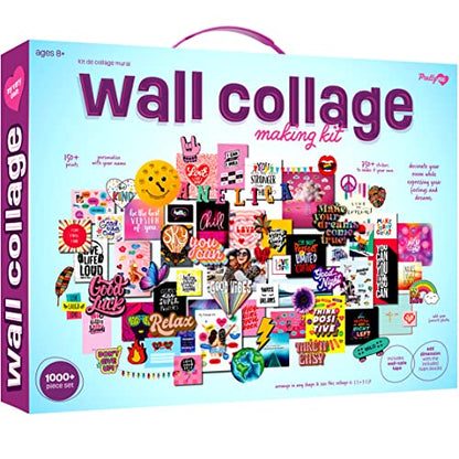 Wall Collage Kit for Teen & Tween Girls - Teens Creative Crafts Kits | Arts Craft Gift Ideas for Age 11, 12,13, 14, 15, 16 Year Old Girl - Birthday Gifts for Teenage Bedroom Decor