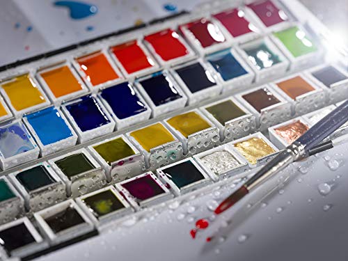 Van Gogh Watercolor Paint Set, General Selection, 48 Half-Pan - color: 48 General (Metal Tin), style: Half Pan
