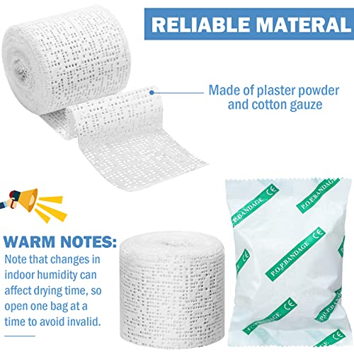 Treela Plaster Cloth Rolls Gauze Bandages Rolls Strips for Belly Casts, Scenery Molds, Mask Making, Art Projects, Body Casts, Craft Supplies(2 Inch x 177 Yard) - size: 2 Inch x 177 Yard