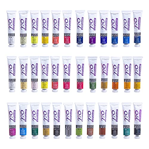 Daler Rowney Graduate 22ml Oil Paint Set, 36 Assorted Colours, High Lightfastness, Ideal for Student Artists & Hobbyists - size: 26.78 Fl Oz (Pack of 1)