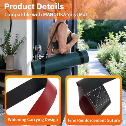Yoga Mat Strap Compatible with Gaiam, No Mat Included