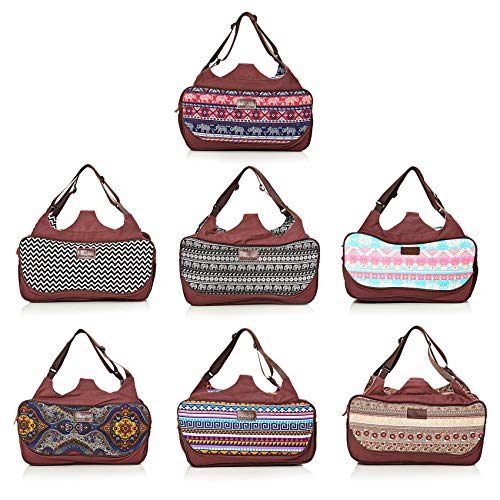 #DoYourYoga Full-Zip Extra Large Yoga Mat Tote Bag with Multi-Functional Storage Pockets for Sports Gym Pilates »Vimalaa« - color: Indian Elephant