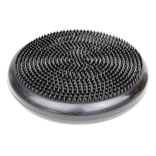 Cando-30-1870 CanDo Inflatable Balance Disc for Balance Training, Proprioception, Strengthening Lower Extremities, Posture, Back Pain, Stress Relief, Restlessness and Anxiety. Black, 14” Diameter - color: Black, size: 13.8" diameter