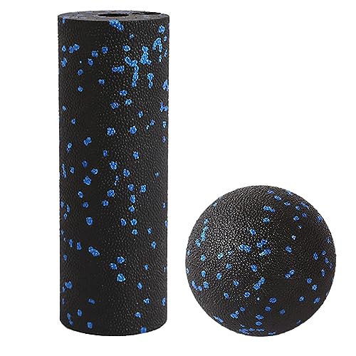 Mini Foam Roller, Muscle Massage Rollers for Trigger Point Therapy | High Density Tool, Small Size 6"L x 2" Round, 3.2-Inch Ball, Deep Tissue Muscle Recovery, Exercise Workout Stretching