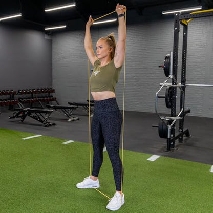 Serious Steel Fitness Non Latex (Latex Free Resistance Bands) Resistance Bands Exercise Bands | Use for Pull-Ups, At Home Workouts, Strength Training and Resistance Training(41" Sets) - color: #0 Light Beige (3-35 lbs)
