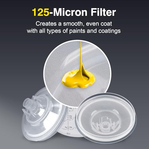 Disposable Paint Sprayer Mixing Cup Kit for Automotive Paint Gun - 10pcs, 20 Ounce, 10 Liners, 10 Lids, 1 Hard Cup, 4 Plugs - size: 10pcs