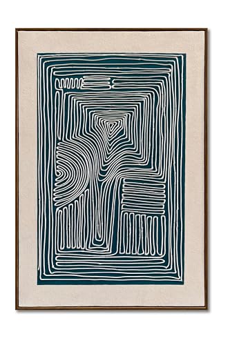 NANKAI Art Hand-Painted Blue Textured Abstract Oil Painting Modern and Minimalist Decorative Art Piece Suitable for Wall Decoration in a Family Office or Corridor 36x24 inches - color: Nkhb358