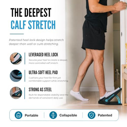 CalfPRO Slant Board for Calf Stretching - Deep Calf Stretcher & Foot Rocker