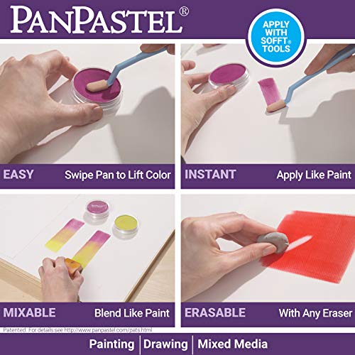 PanPastel Artist Pastels by GOLDEN, Starter Painting Set, 5 Color, Professional Artist Pastels, Unique Pan Format (cake-like) - color: Multicolor, style: Modern Artistic Studio