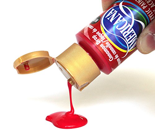 Americana Acrylics - Snow (Titanium White) White, 2 fl oz - color: Snow White, size: 2 Fl Oz (Pack of 1)