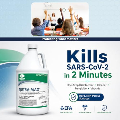 Nutra-Max Hospital Grade Disinfectant Cleaner, 1 Gallon