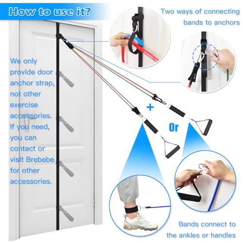Brebebe Door Anchor Strap for Resistance Bands… - style: 1 Door Anchor Strap